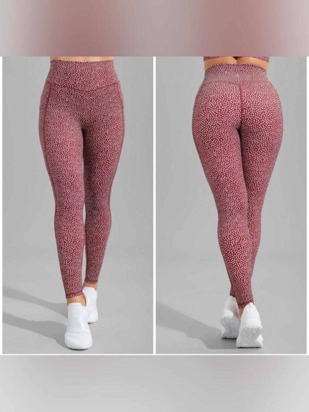Nwot, Buffbunny Collection Rosa Pocket Leggings In Vineyard Bossy Print.